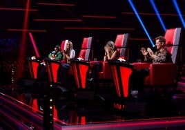 David Bisbal y Lola Índigo continúan con su 'pique' en 'La voz kids'