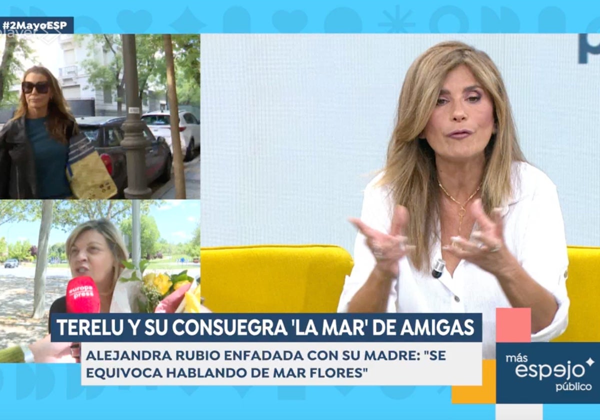 Gema López, copresentadora de 'Espejo Público', se ha despachado a gusto con Alejandra Rubio.