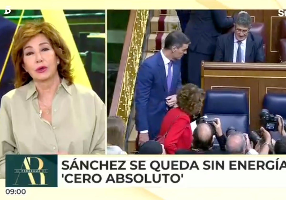 Ana Rosa Quintana se ha mostrado intratable con Pedro Sánchez en su editorial de 'El programa de Ana Rosa'.