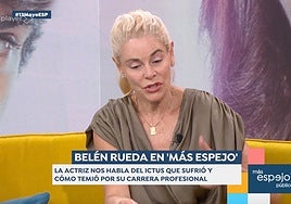 Belén Rueda se sincera sobre el ictus que sufrió y revela las tres «cosas» que hay que hacer: «Te pueden salvar la vida»