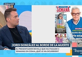 Última hora sobre el estado de salud de Jordi González: «Ha tenido que aprender a andar»