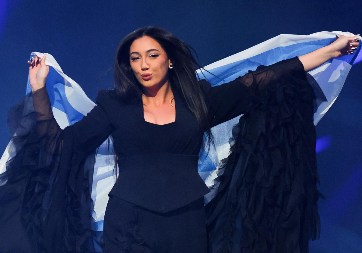 Yuval Raphael, durante el festival de Eurovisión