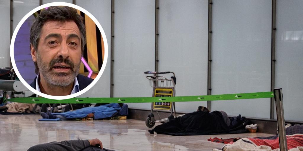 Juan del val, tajante con las medidas adoptadas en el aeropuerto de barajas contra los sintecho que viven allí: «no es la solución»