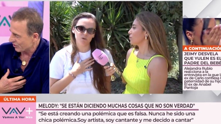 Alessandro Lecquio no se corta en dejarle a Melody el mejor de los consejos ante el lío de Eurovisión: «Lo que tiene que hacer es...»