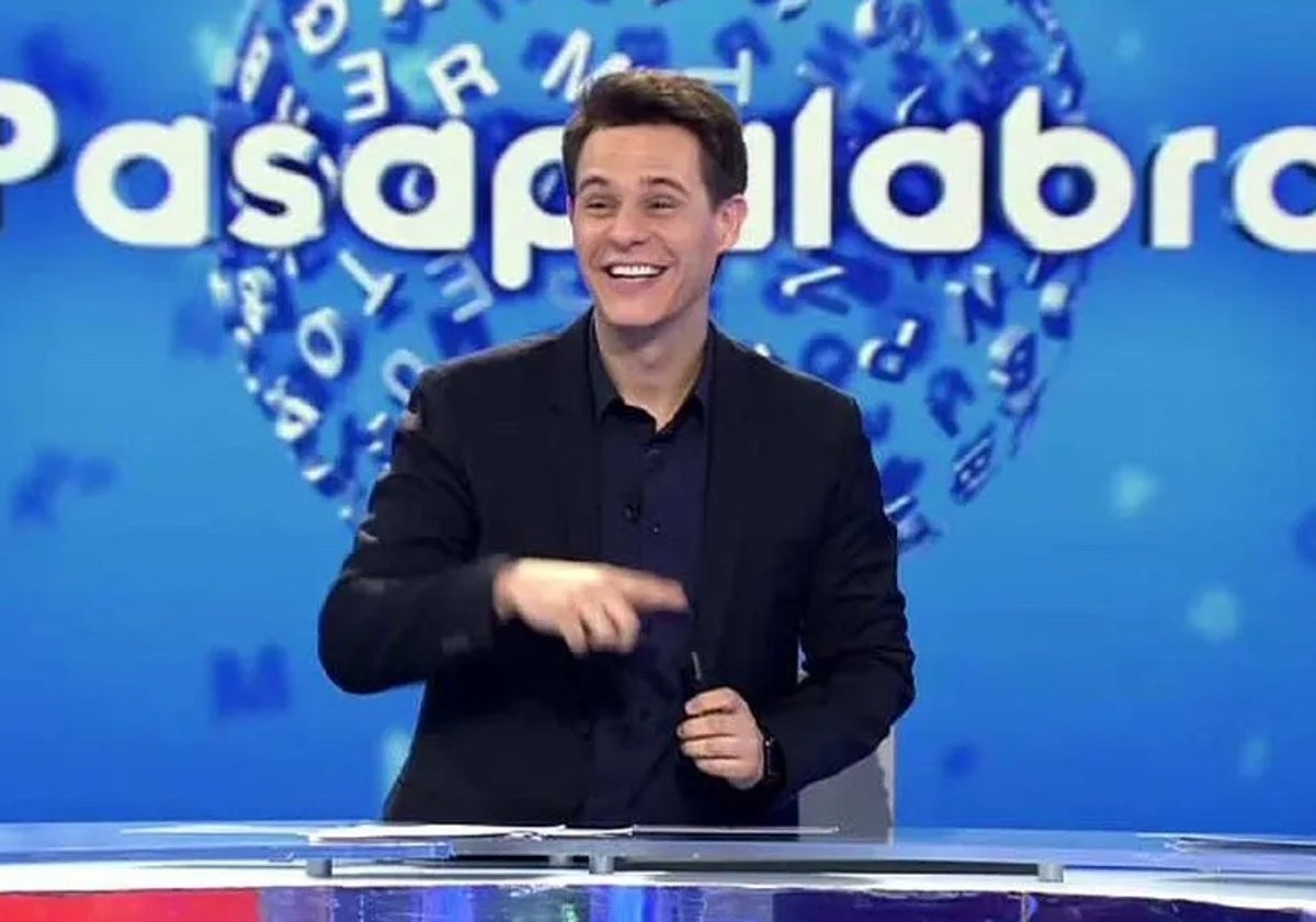 Christian Gálvez presentaba 'Pasapalabra' en Telecinco