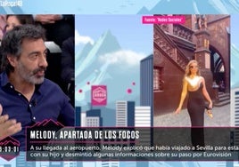 Juan del Val habla alto y claro sobre lo que dirá Melody de la polémica de TVE y Eurovisión: «Me juego lo que queráis»