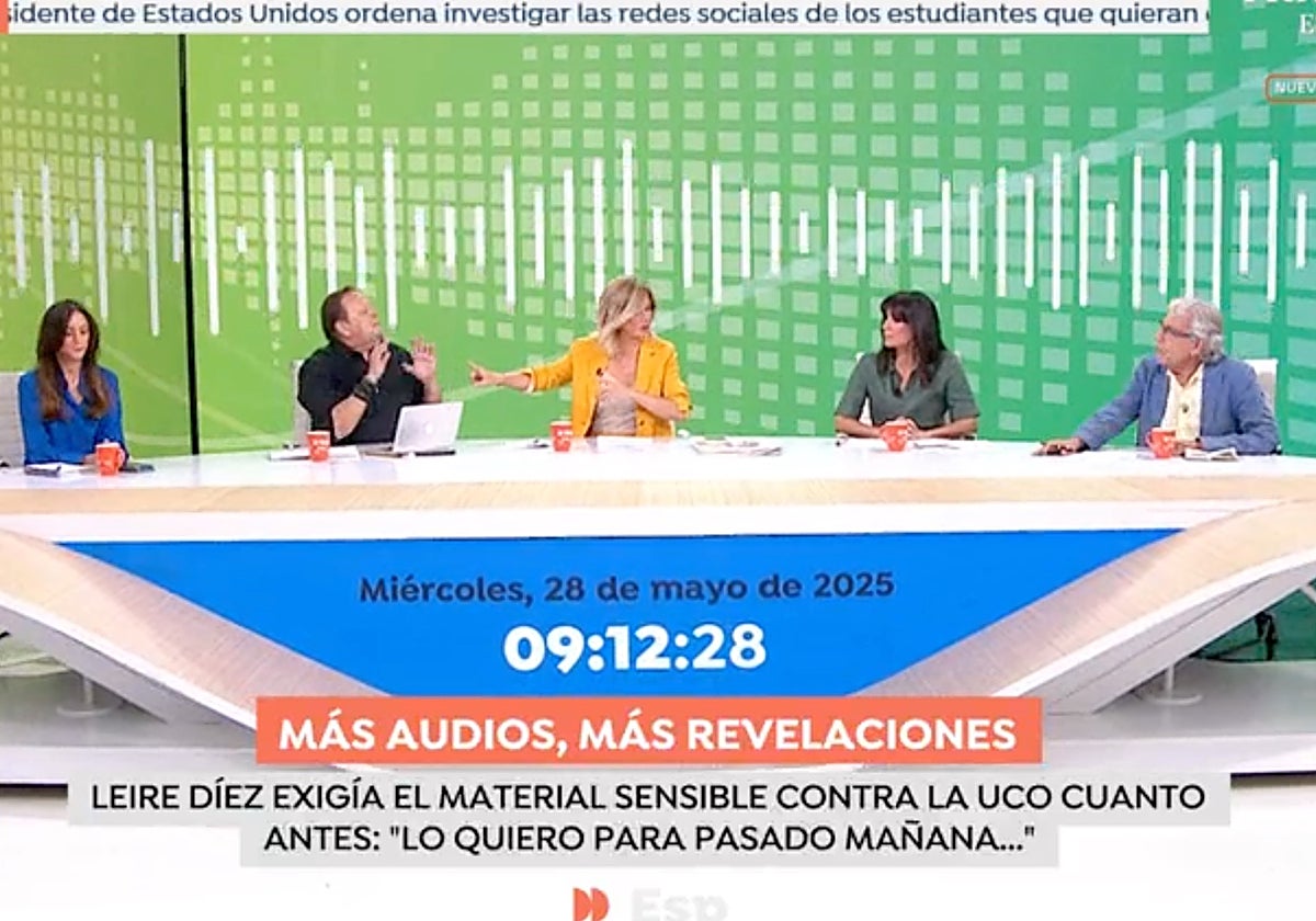 Susanna Griso y un tertuliano han tenido un tenso rifirrafe en 'Espejo Público'.