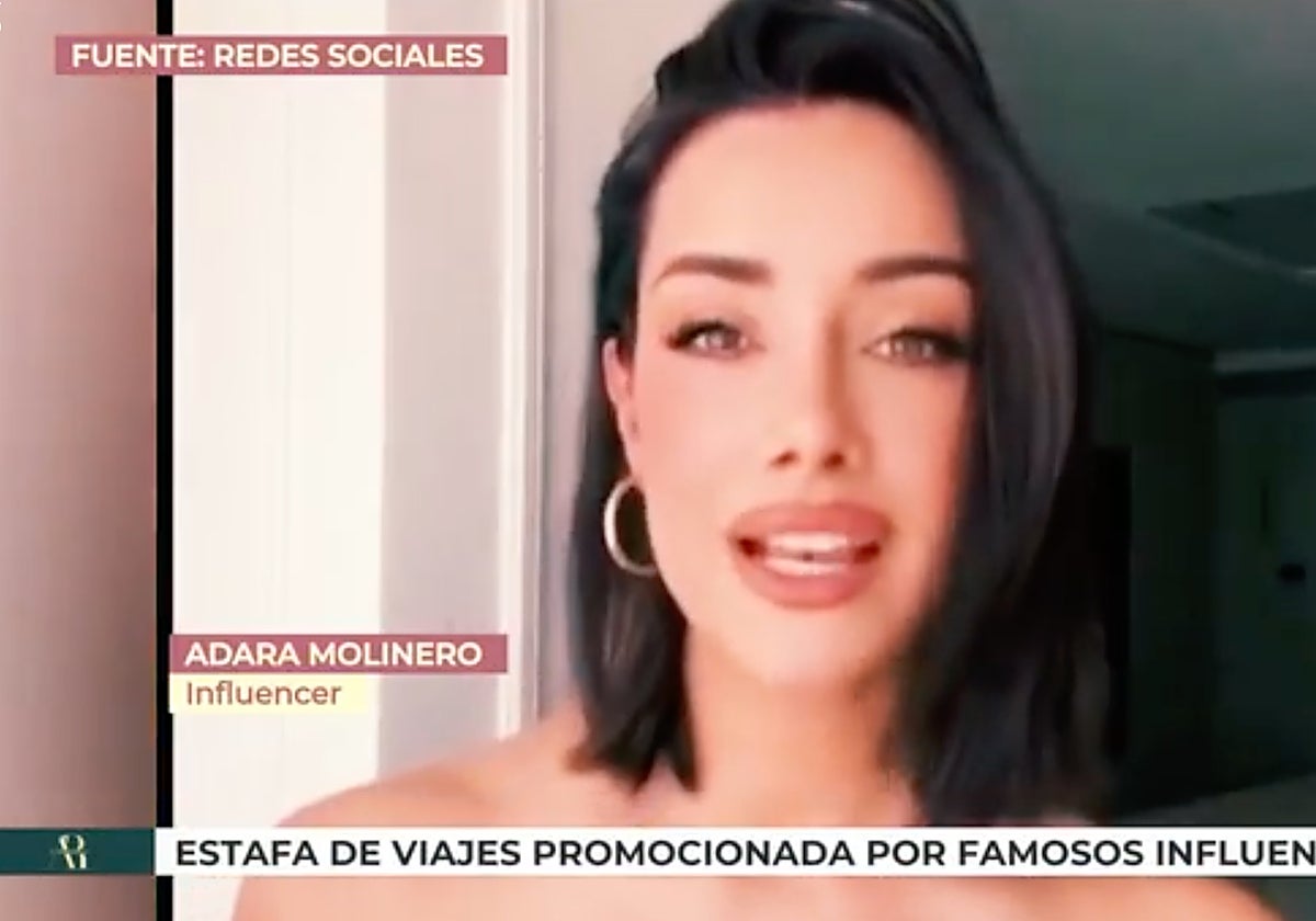 Adara Molinero se encuentra entre las 'influecers' implicadas en la estafa que ha sacado a la luz 'El programa de Ana Rosa'.