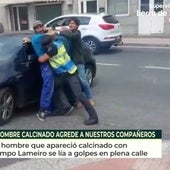 Brutal agresión a un equipo de 'El programa de Ana Rosa' en la que intervienen la Policía y hasta un alcalde