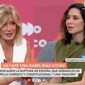 Ayuso deja las cosas claras a Susanna Griso tras el ataque de Gonzalo Miró: «Vive de insultarme en este programa»