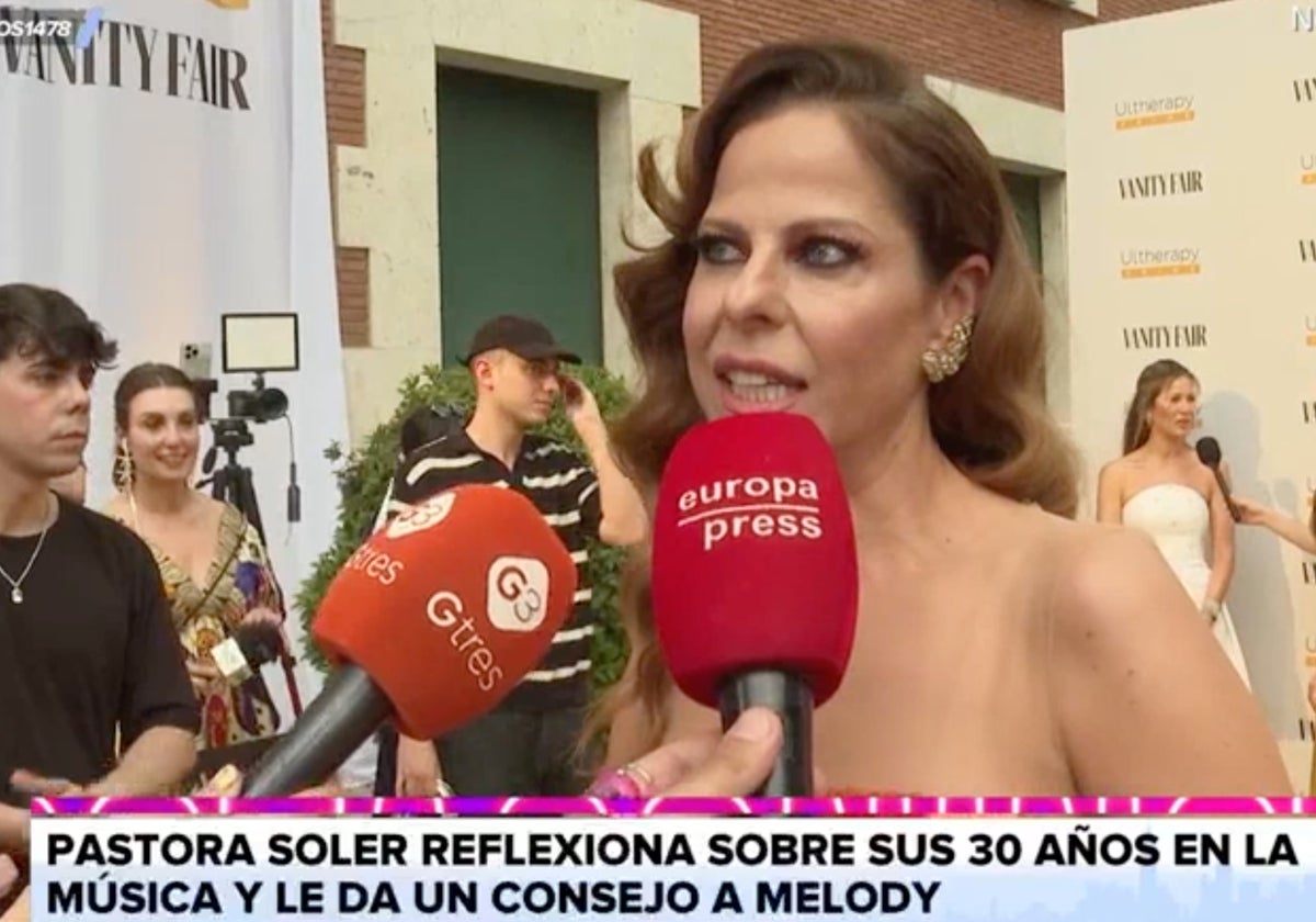 Pastora Soler le ha dejado a Melody un consejo de salud mental que ha recogido 'Aruser@s'.