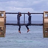 Susto mayúsculo con Montoya con su abrupta caída de la Noria Infernal que lo deja fuera de la final