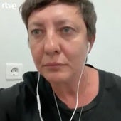 Eva Hache entra en directo en 'La revuelta' desde el baño de un AVE