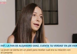 Primeras palabras de la fan de Alejandro Sanz para '¡De Viernes!': «Era consciente pero tenía miedo»