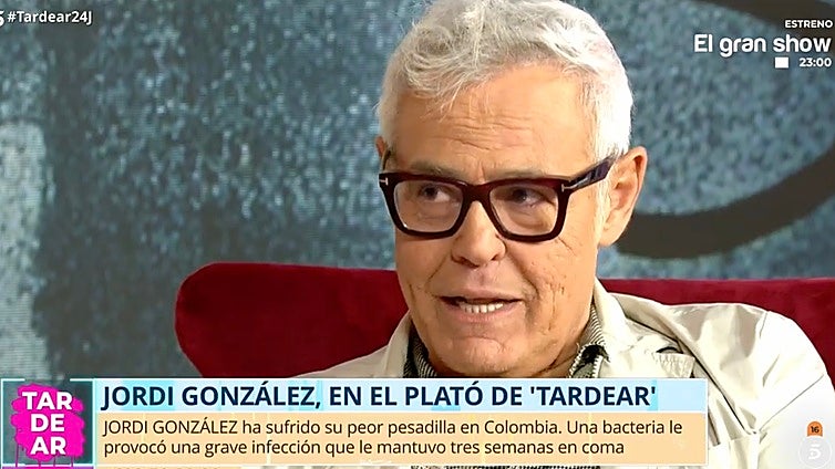 El regreso de Jordi González a la televisión con nuevos proyectos en el horizonte «y más ganas que nunca»