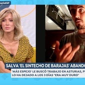 'Espejo Público' quita la careta al sintecho de Barajas al que encontró trabajo: «Un caradura de libro y un vago de manual»