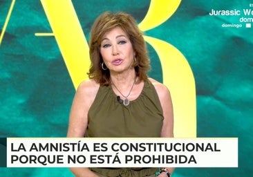 Ana Rosa Quintana, demoledora tras el aval a la amnistía: saca los colores a Sánchez y destapa su siguiente paso