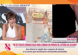 El 'todo por la pasta' que ha dejado sin palabras a Sonsoles Ónega: «Me tocó la Lotería y mi ex volvió para quedarse con el premio»