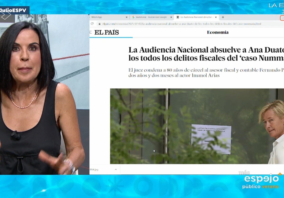 Beatriz de Vicente, colaboradora de 'Espejo Público', ha respondido a la pregunta si Imanol Arias tendrá que ingresar en prisión.