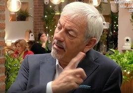 Carlos Sobera charlando con Milena