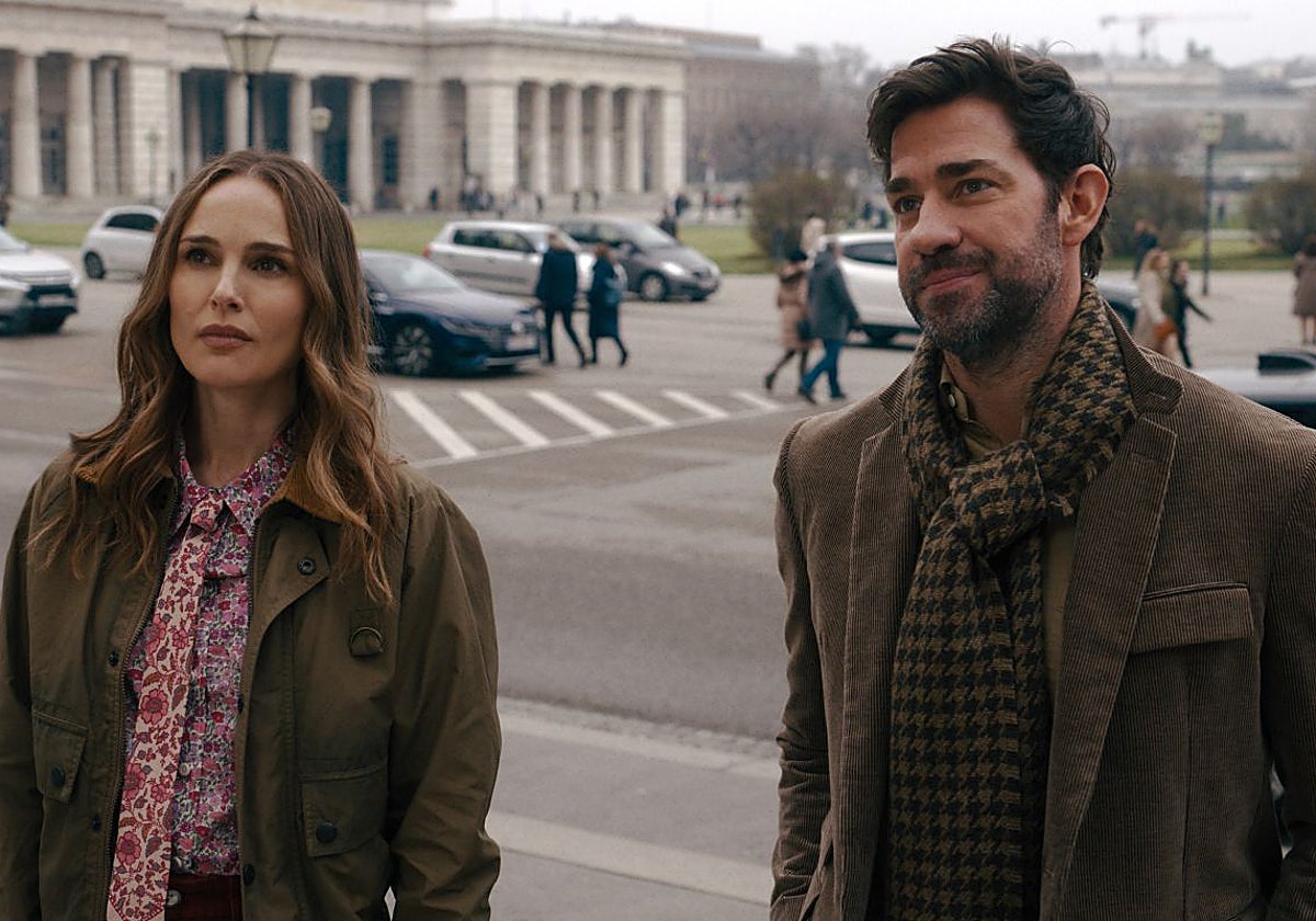 Natalie Portman y John Krasinski en 'La fuente de la eterna juventud'
