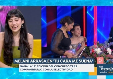 Melani, ganadora de 'Tu cara me suena', sorprende con sus inmediatos planes de futuro: «Es brutal»