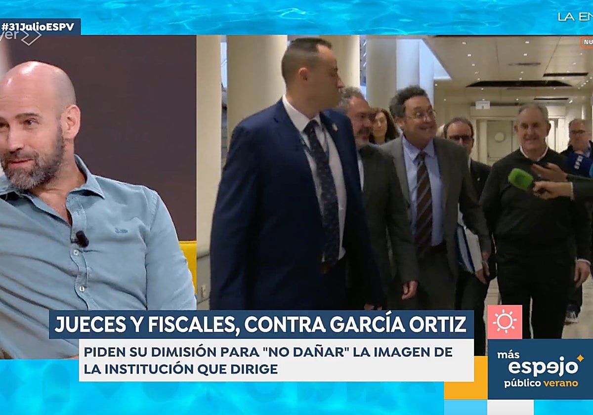 Gonzalo Miró se ha 'mojado' en 'Espejo Público' sobre si el fiscal general del Estado debe dimitir.