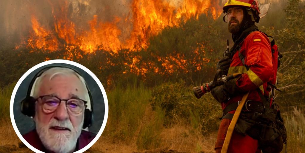 Un catedrático en ecología alerta de lo que llega a España tras ser preguntado por los incendios que arrasan al país: «La gente debe estar preparada»