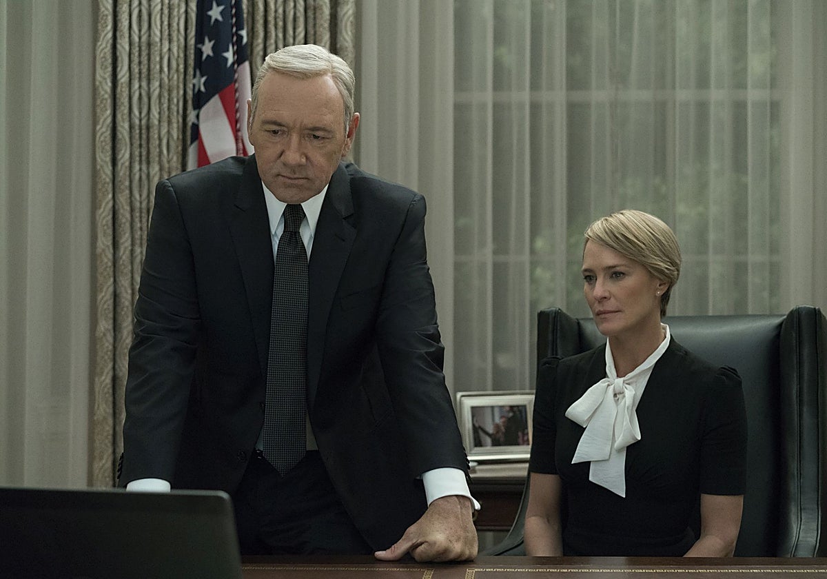 Kevin Spacey y Robin Wright en 'House of Cards'
