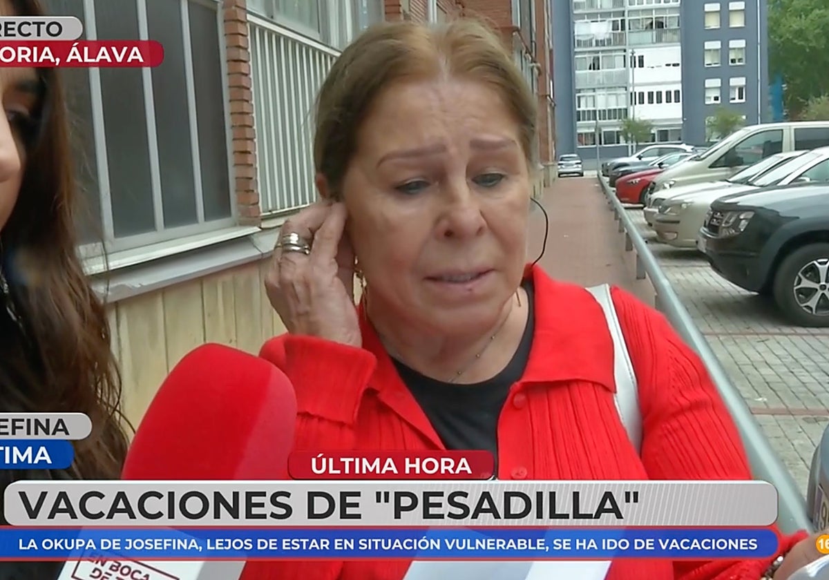 Josefina ha relatado en 'En boca de todos' el infierno que vive por culpa de la okupa que se ha hecho de su casa.