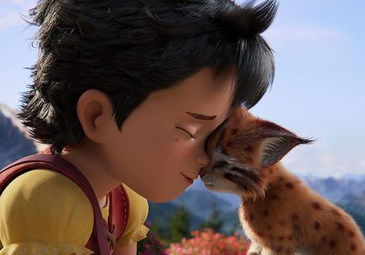 Heidi y su lince en el regreso a la gran pantalla