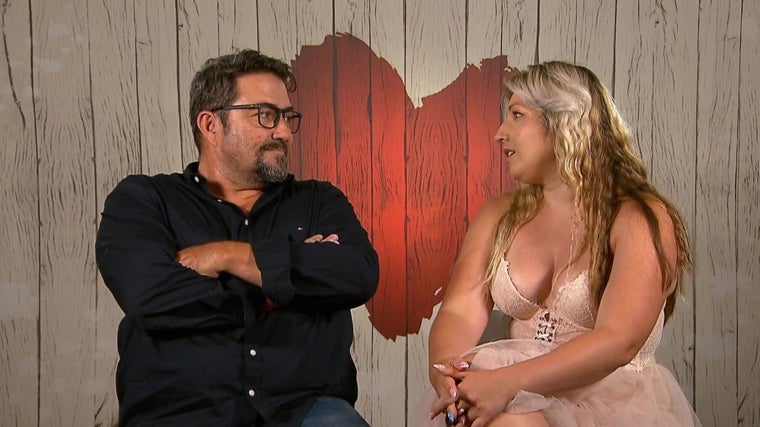 Luis y Anaa al final de la cita