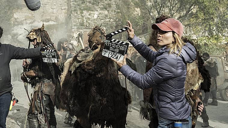 Imagen del rodaje de 'Daryl Dixon' en Sepúlveda