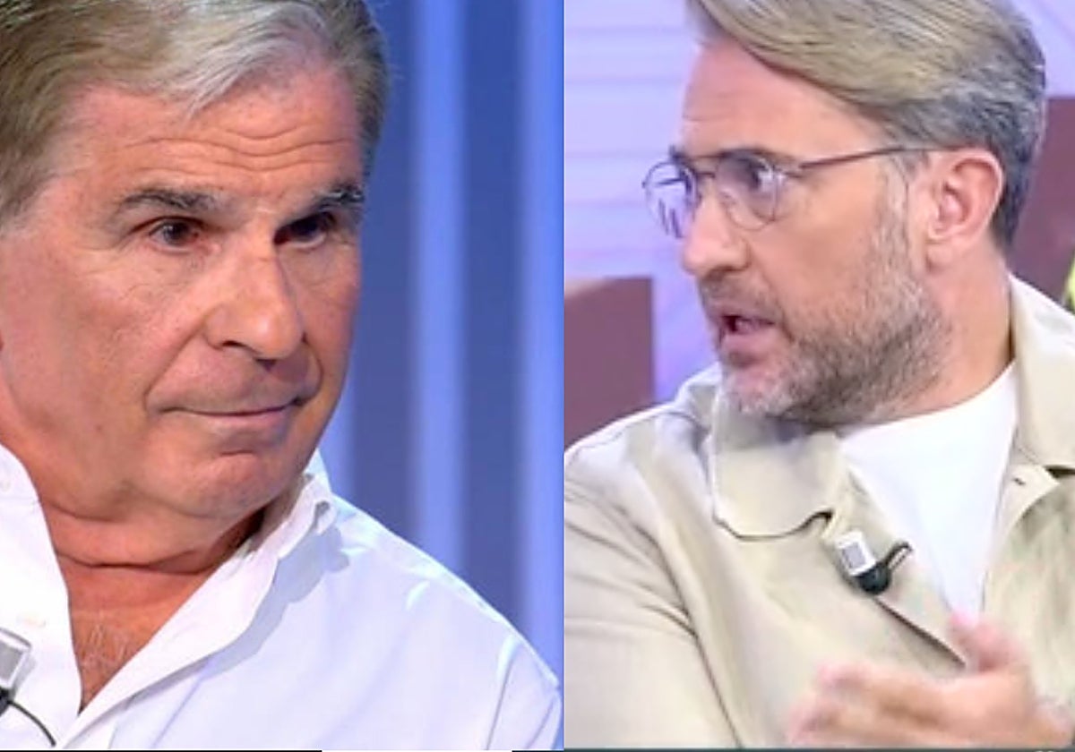 Máximo Huerta ha estallado contra Pedro Ruiz por sus manifestaciones en el programa de Joaquín Prat, 'El tiempo justo'.