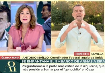 Antonio Maíllo 'revienta' 'El programa de Ana Rosa' al acusarlos de «nazis de 2025» y de «colaboracionistas»