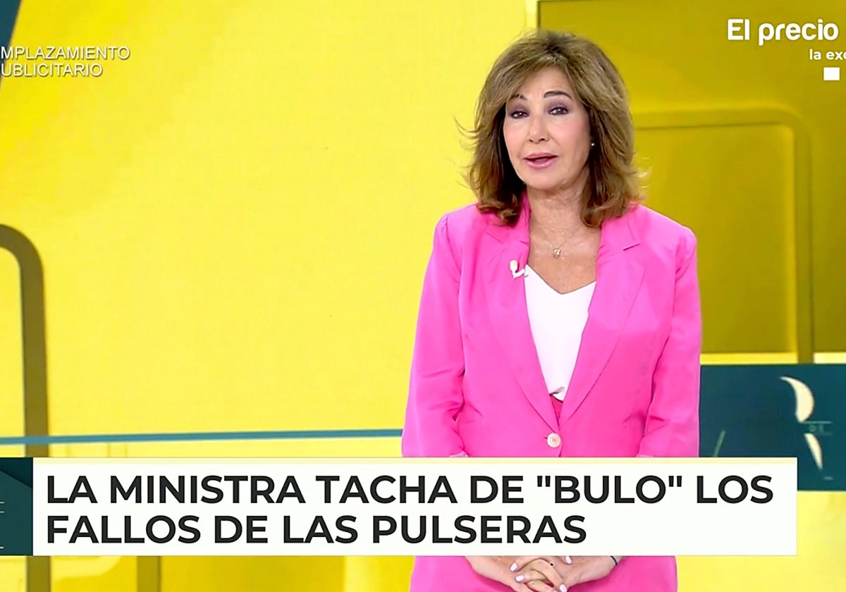 Ana Rosa Quintana ha cargado duramente contra la ministra de Igualdad en 'El programa de Ana Rosa'.