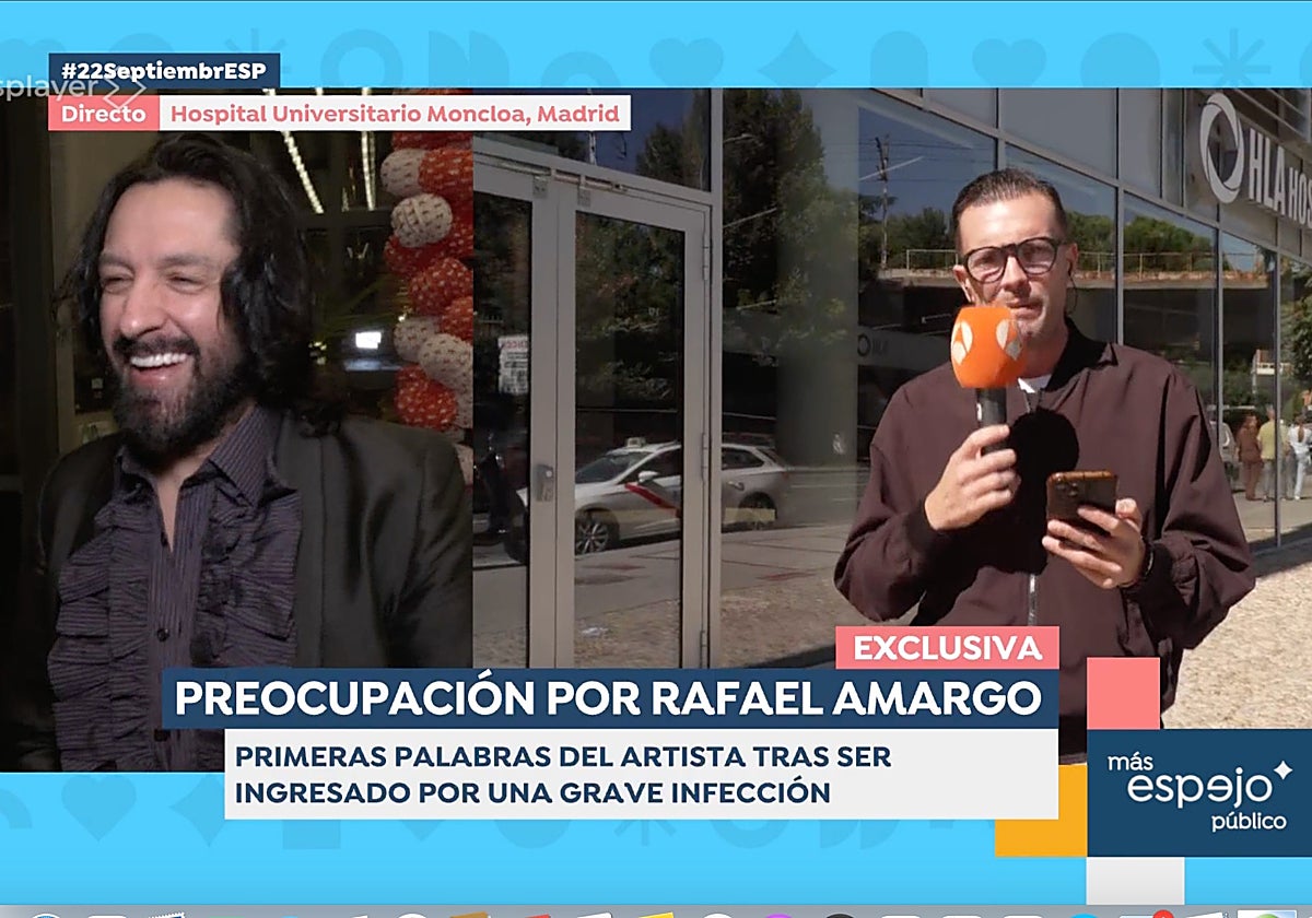 'Espejo Público' se ha hecho eco de la última hora del estado de salud de Rafael Amargo.