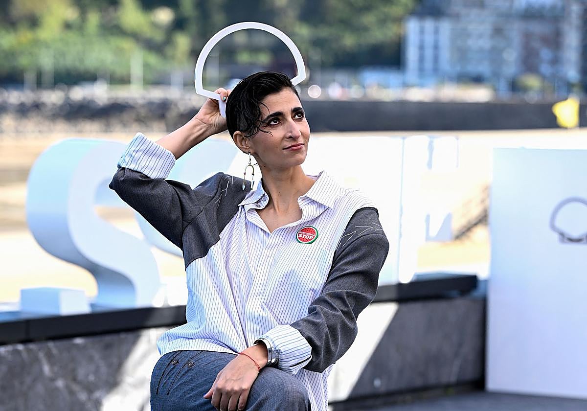 Alba Flores, en el Festival de San Sebastián