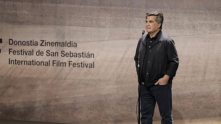Jafar Panahi, en el Festival de San Sebastián, donde presentó 'Un simple accidente'