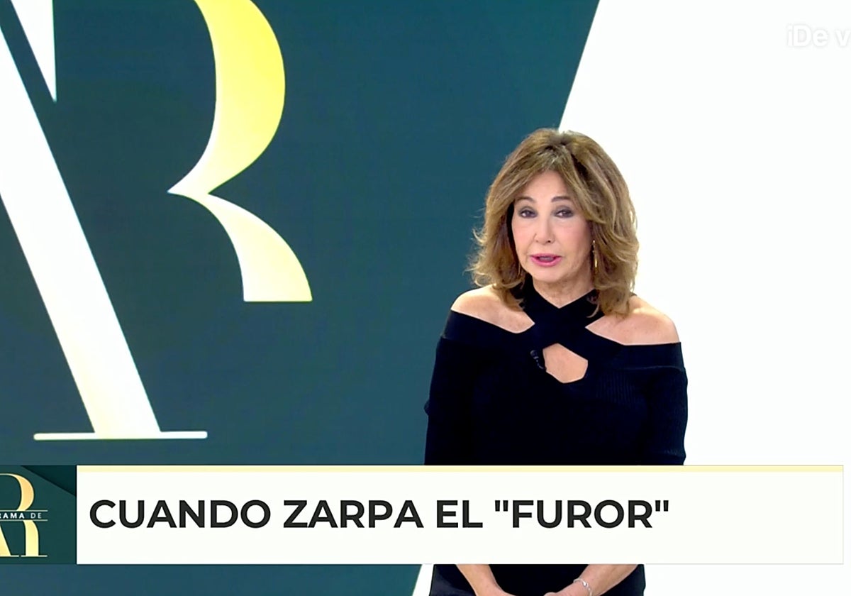 Ana Rosa Quintana ha hablado alto y claro en 'El programa de Ana Rosa' sobre el buque que ha mandado Pedro Sánchez a Gaza.
