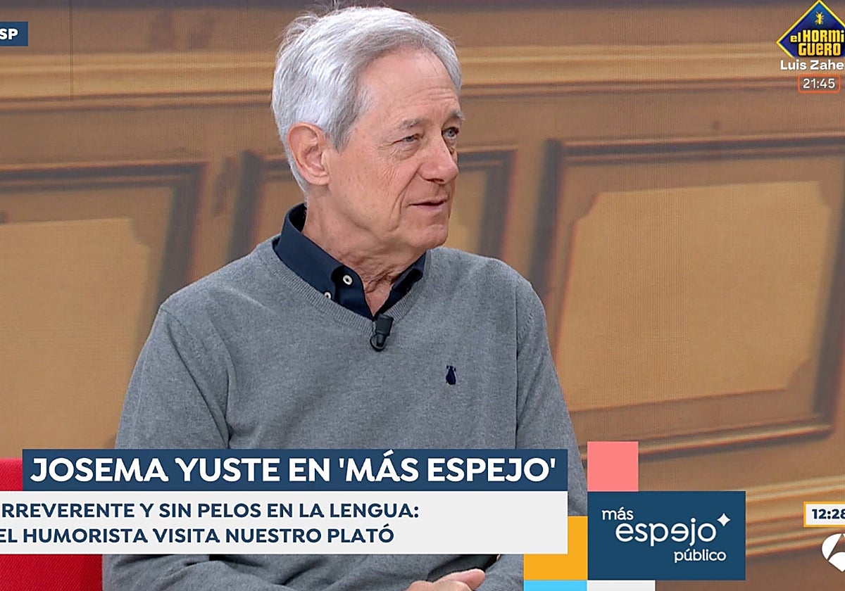 Josema Yuste ha hablado sin pelos en la lengua en 'Espejo Público'.