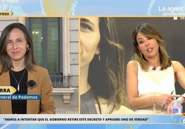 Ana Terradillos le da un duro correctivo a Ione Belarra ante el feo que hace a 'La mirada crítica'