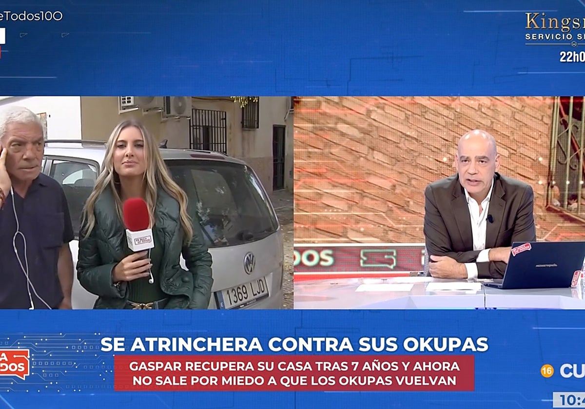 Gaspar ha hecho un llaamiento desesperado desde 'En boca de todos' por el calvario que vive tras recuperar su casa okupada.