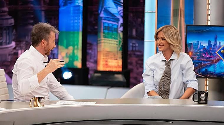 Susanna Griso con Pablo Motos en 'El Hormiguero'