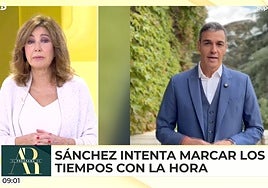 Ana Rosa Quintana sentencia  la propuesta del cambio horario con una demoledora réplica a Pedro Sánchez