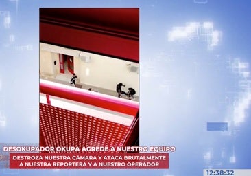 Un okupa da una brutal paliza a un equipo de 'En boca de todos': «He pensado que lo mataba»