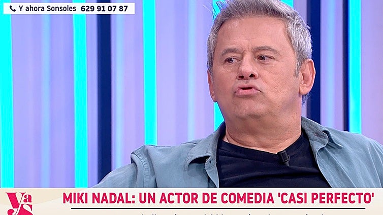 Miki Nadal y sus difíciles comienzos en televisión: «Cuando llegué a Madrid lo pasé muy mal, no tenía casi para comer»