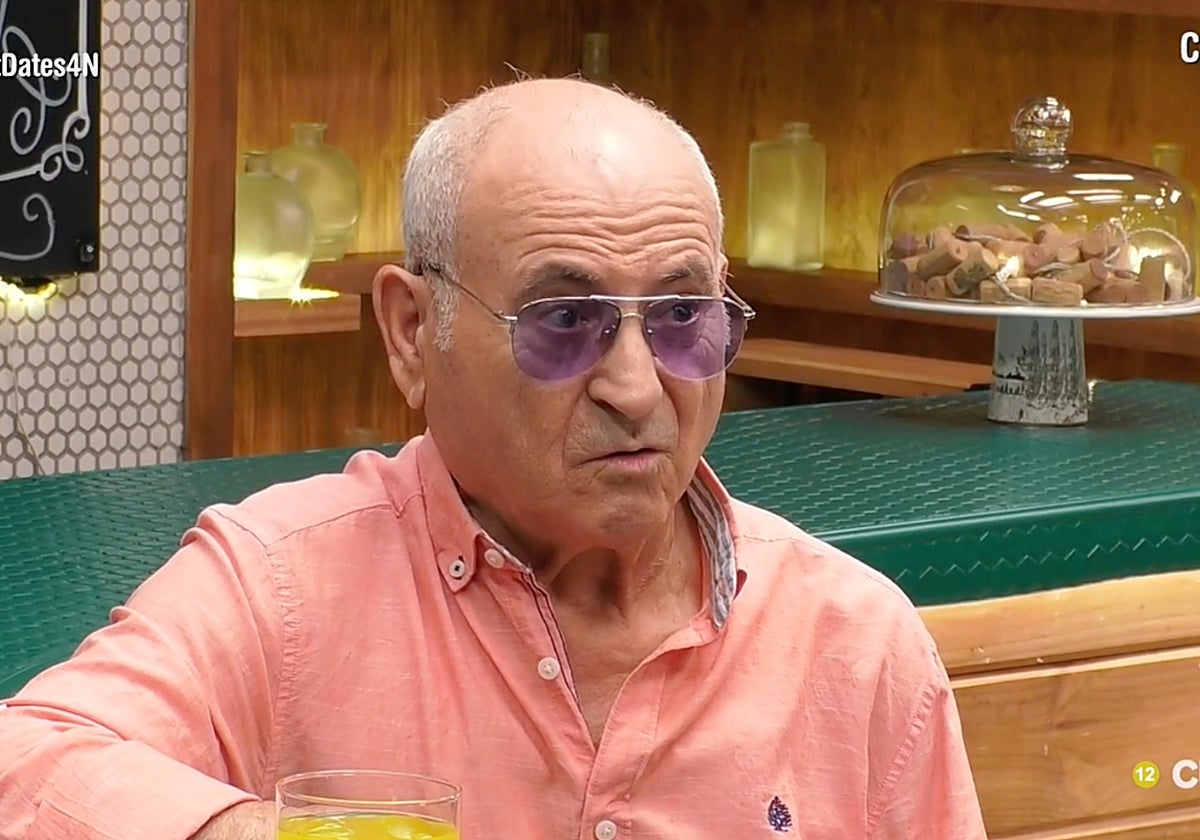 Tasio en su segunda vez en 'First Dates'