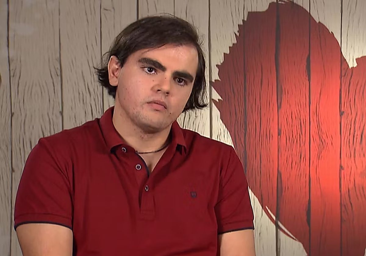 Miguel al llegar a 'First Dates'