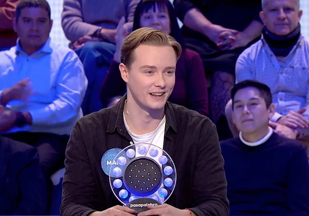 Manu ha dejado a todo el plató de 'Pasapalabra' asombrado con su insólita racha.
